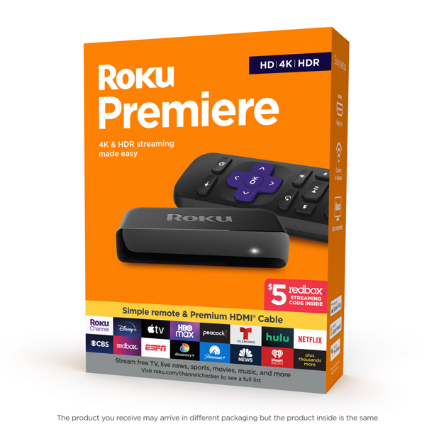 Roku Premiere 4K/HDR Streaming Media Player
