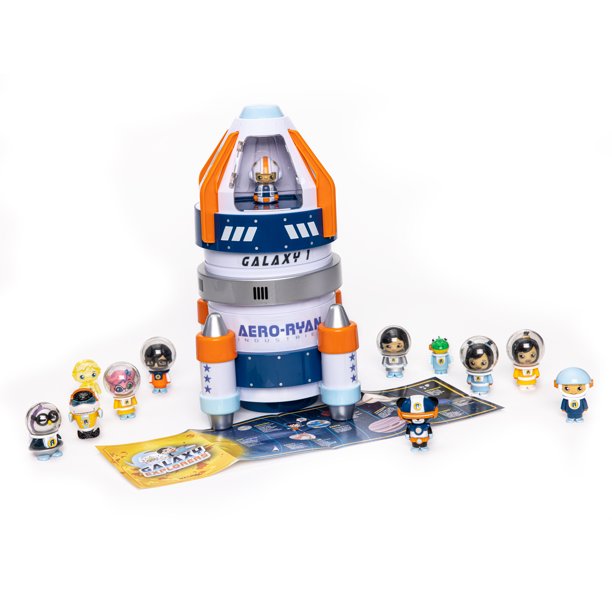 Ryans World Galaxy Explorer 12 Pack Rocket Playset