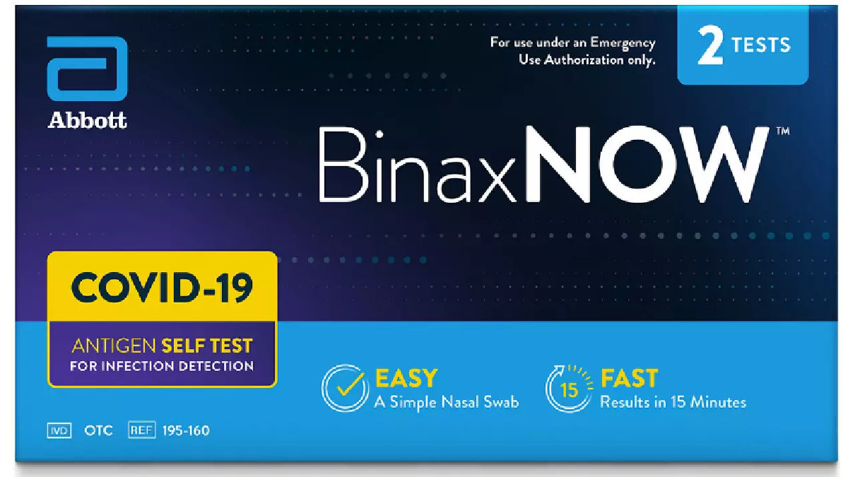 Abbott BinaxNOW COVID‐19 At-Home Antigen Self Test