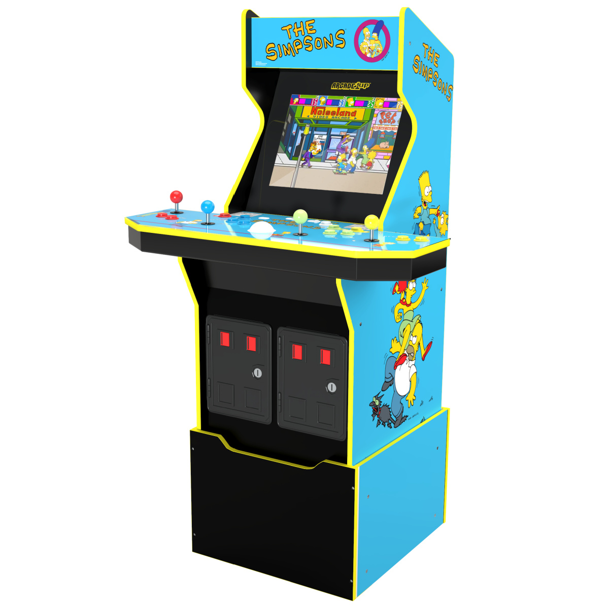 Arcade1Up The Simpsons Arcade Machine with Riser