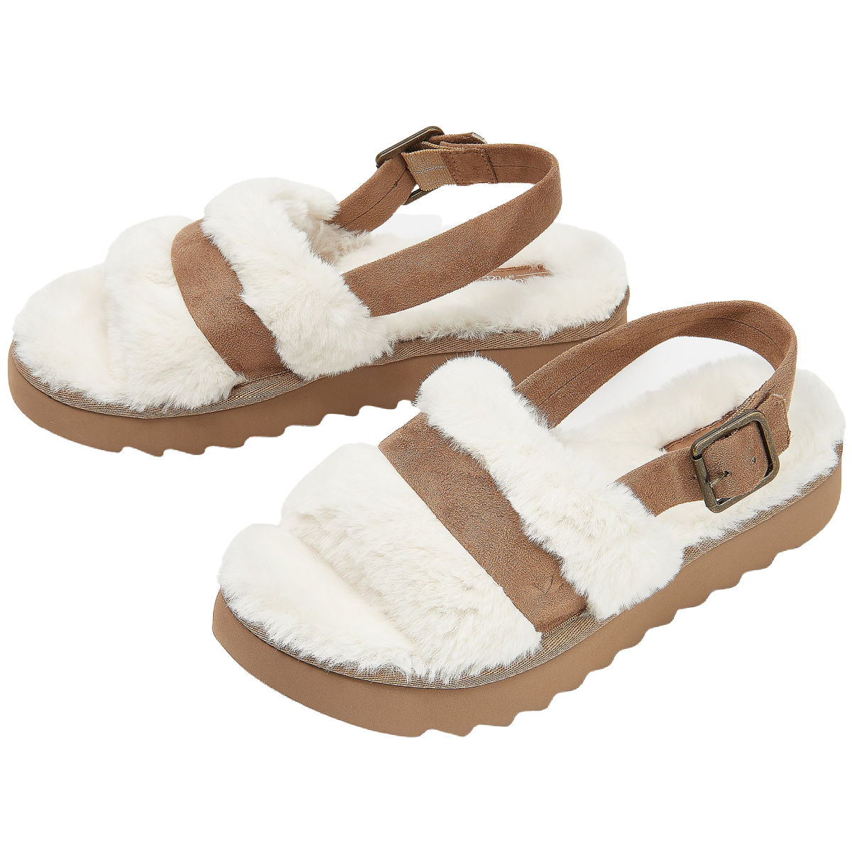 Koolaburra by UGG Fuzz'd Out Adjustable Women's Slide Sandals
