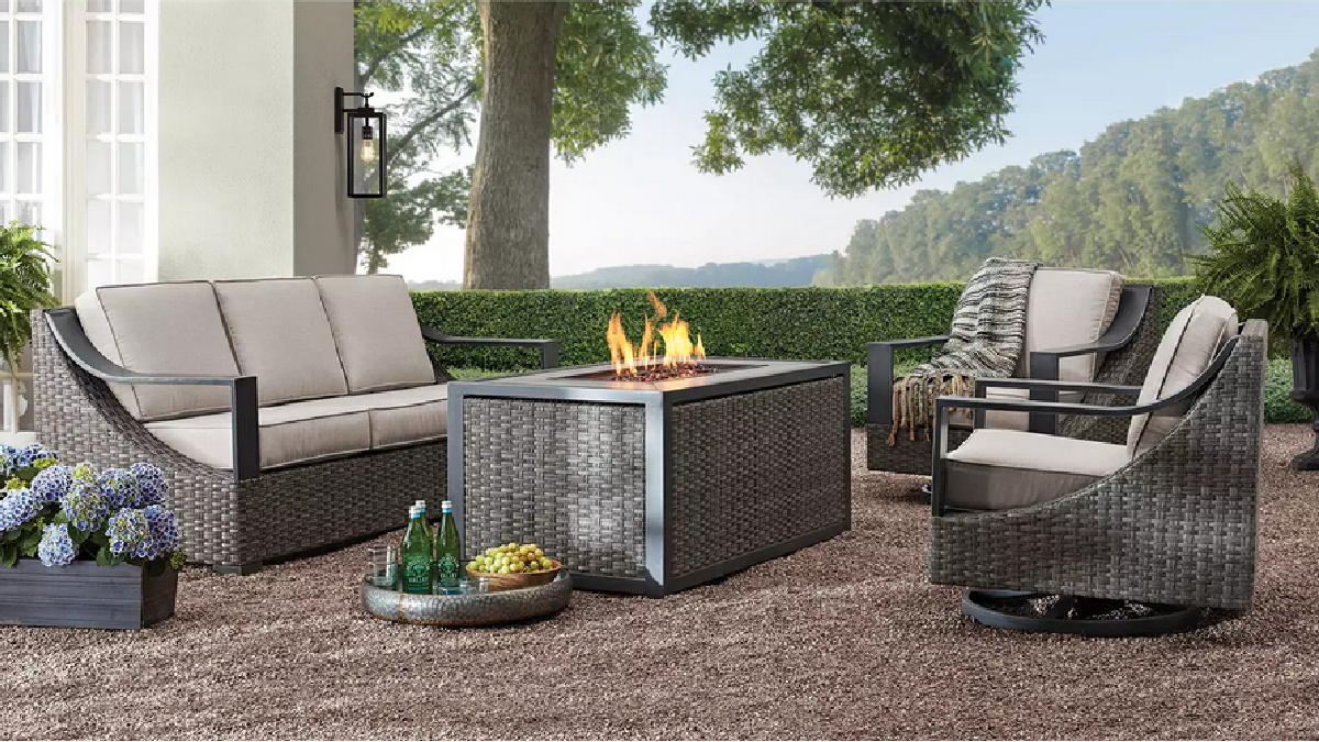 Member's Mark Harper 4-Piece Fire Pit Patio Set