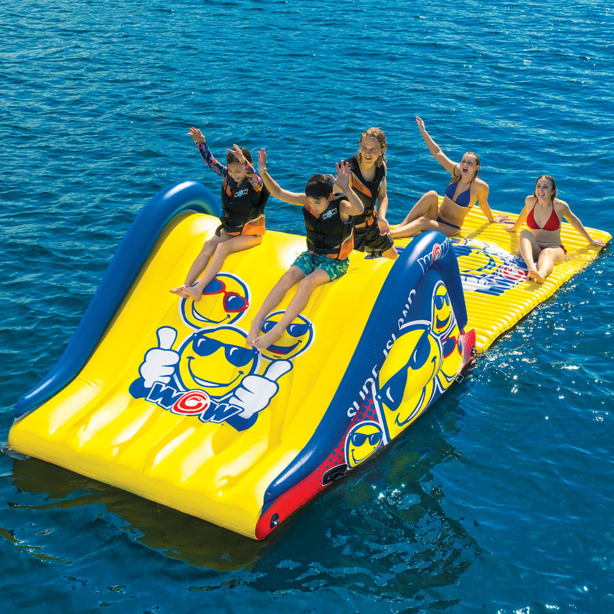WOW Sports Floating Island Water Slide