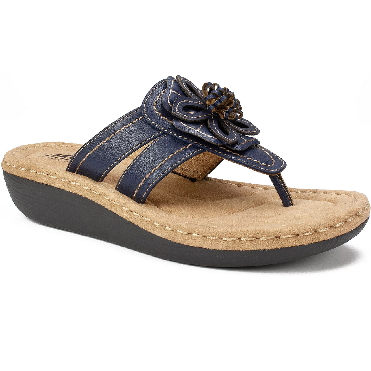 Cliffs by White Mountain Carnation Floral Thong Women’s Sandals