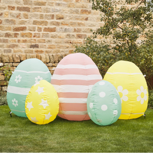 Easter Eggs Light Up Outdoor Inflatable