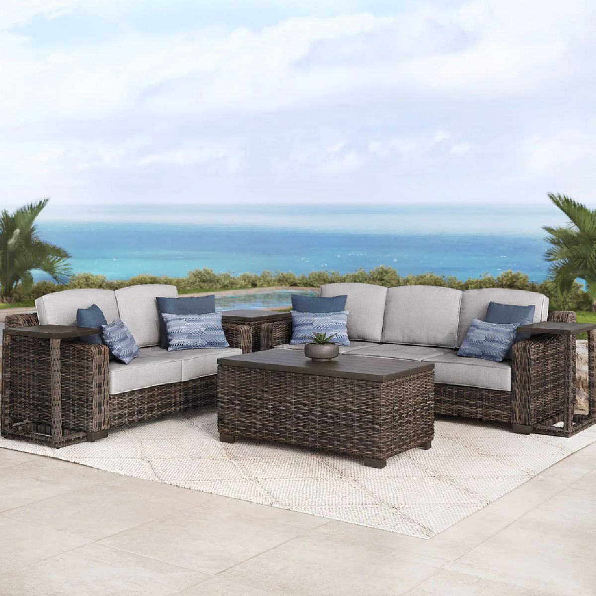 Grand Leisure Albany 6-Piece Deep Seating Patio Set
