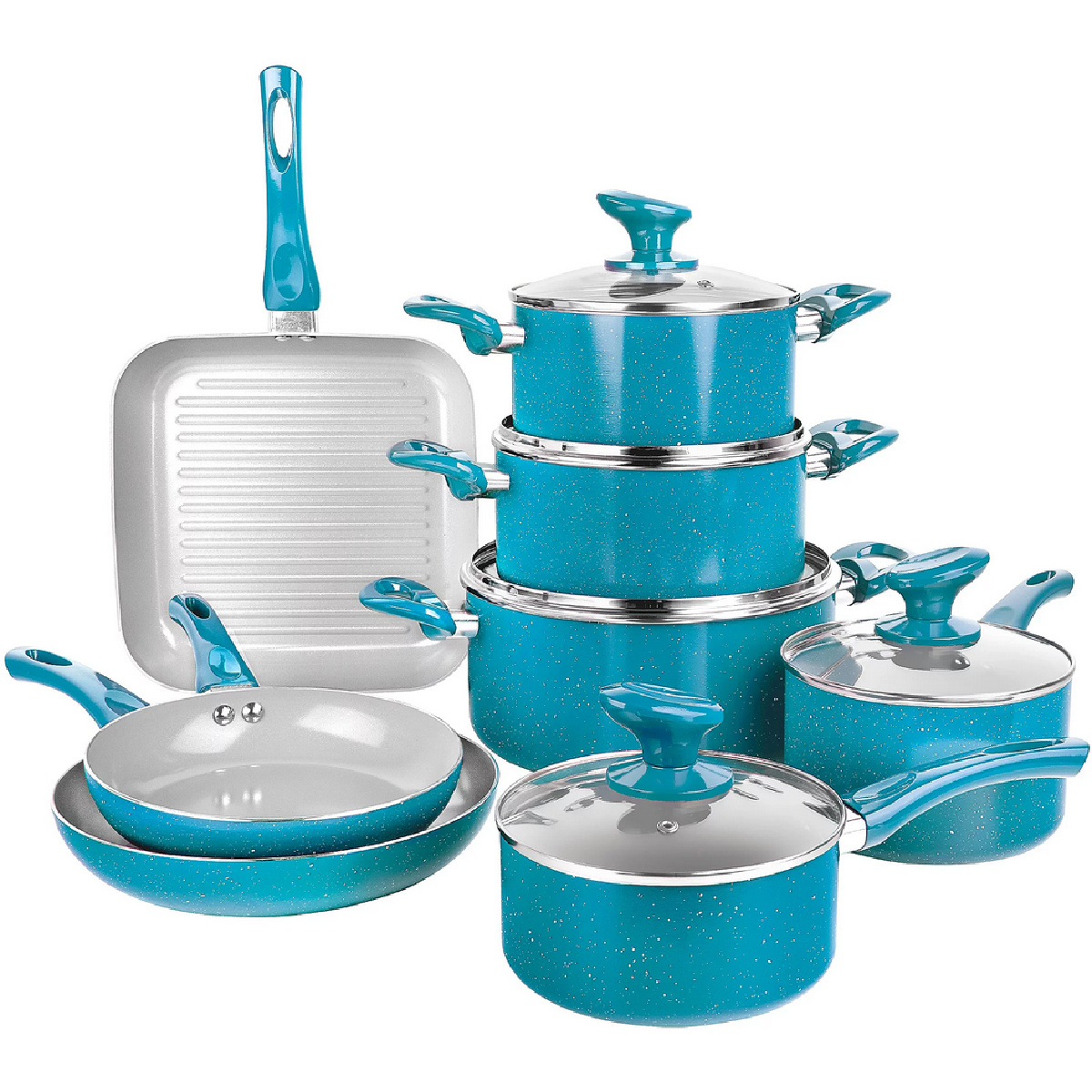 Granitestone Farmhouse 13-Piece Nonstick Cookware Set