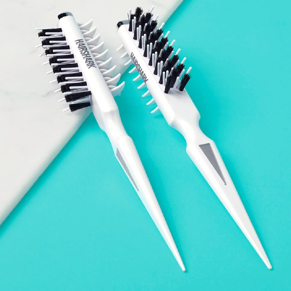Hairshark 2-pack 3-in-1 Volume Backcombing Brushes
