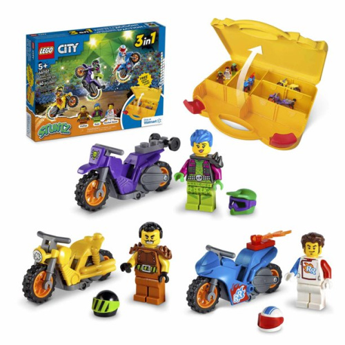LEGO City Stuntz Value 66707 (Set 3 Minifigures 3 Bikes and Carrying Case)