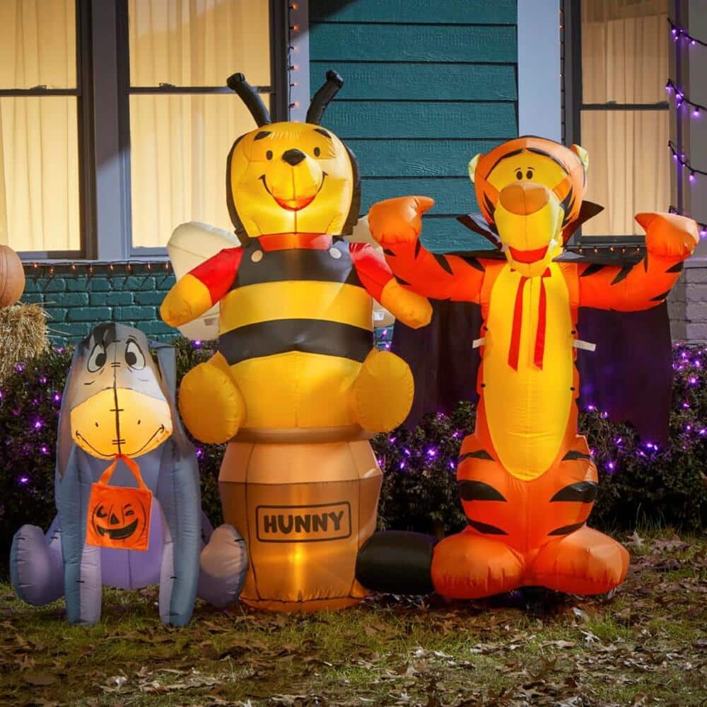 Disney 6 ft. Pooh and Friends Scene Halloween Inflatable