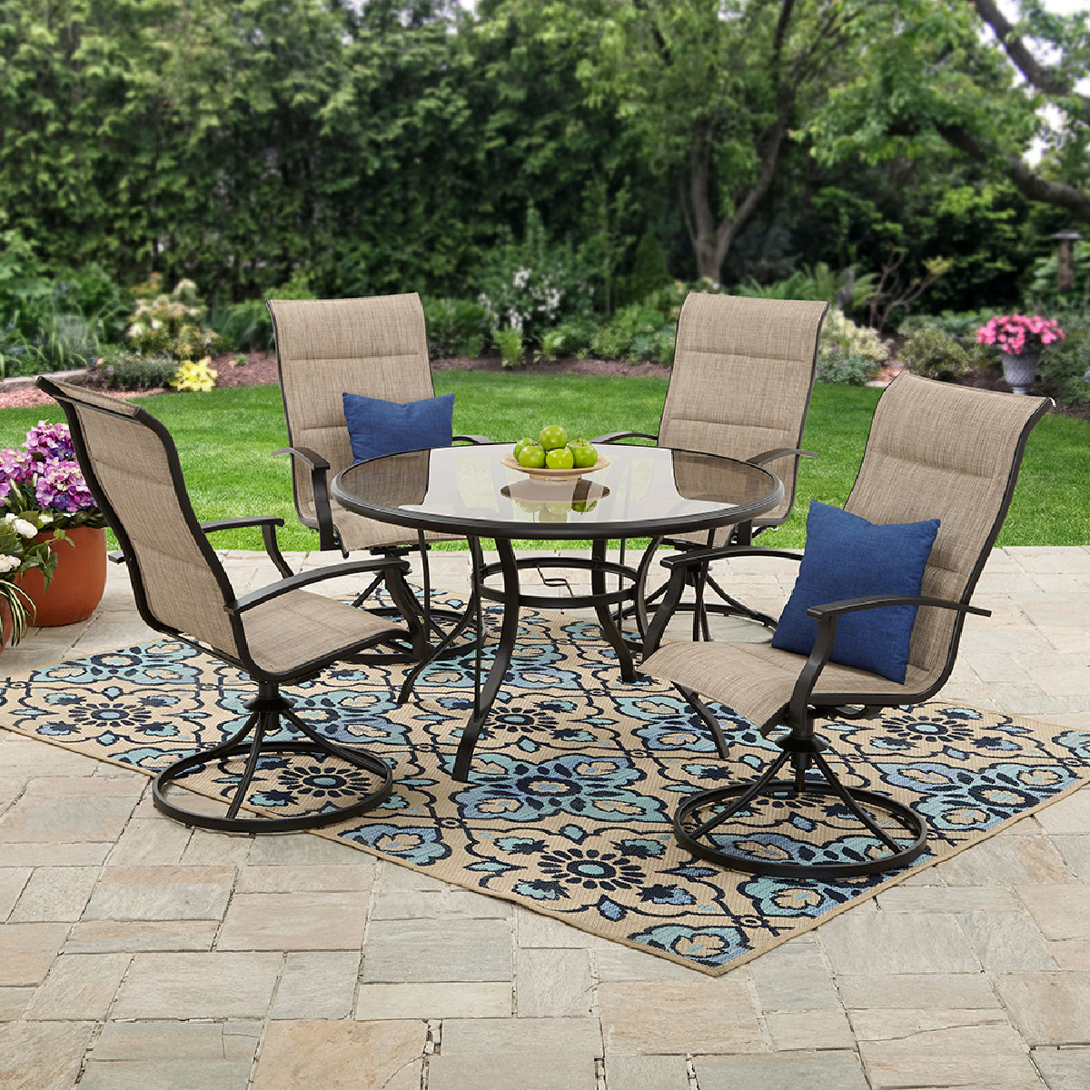 Mainstays Highland Knolls 5-Piece Patio Dining Set