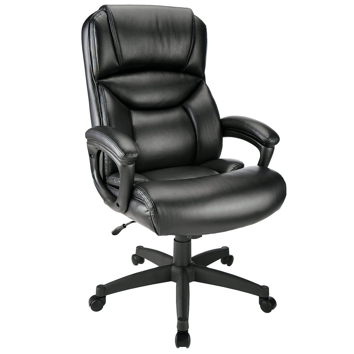 Realspace Fennington Bonded Leather High-Back Executive Chair