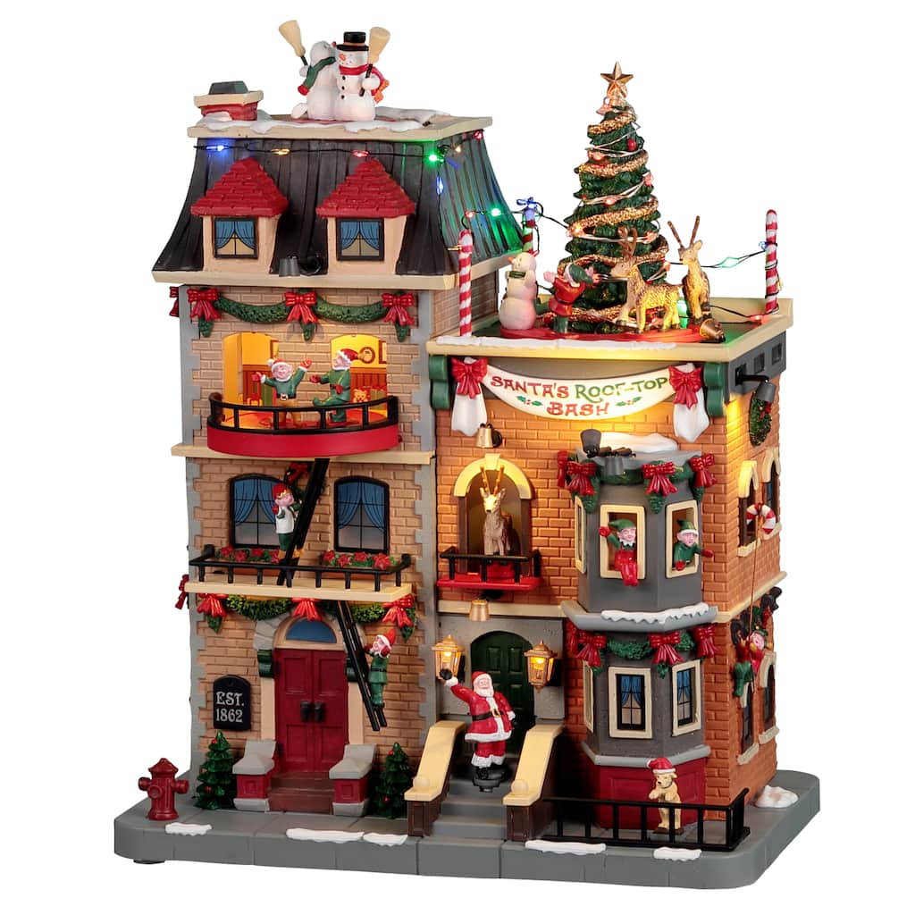 Lemax® Santa's Wonderland™ Santa's Rooftop Bash