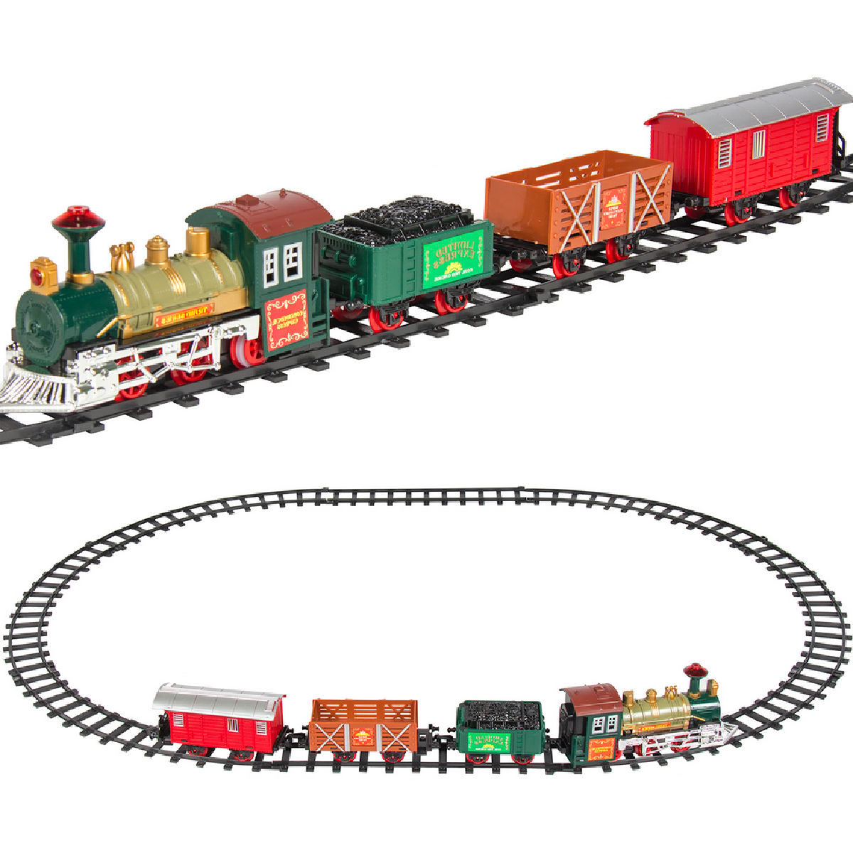 Best Choice Products Classic Electric Railway Kids Train Set