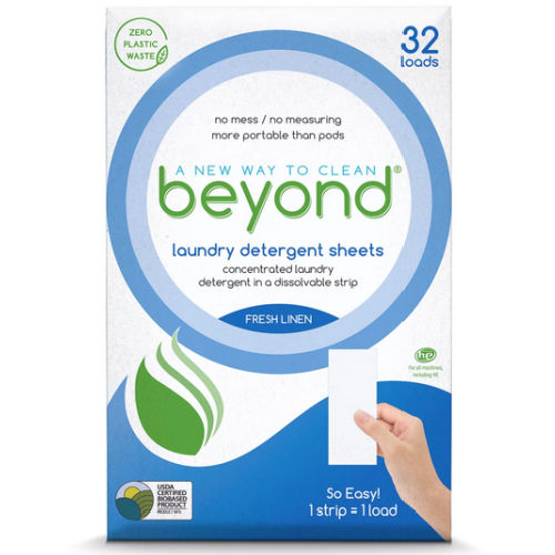 Beyond Laundry Eco-Friendly Detergent Sheets 32 Loads