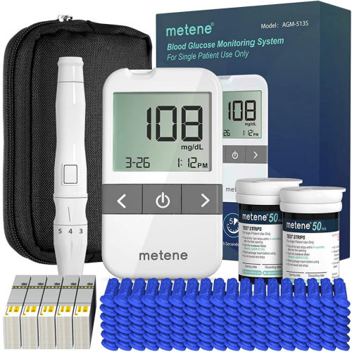 Metene AGM-513S Blood Glucose Monitor Kit