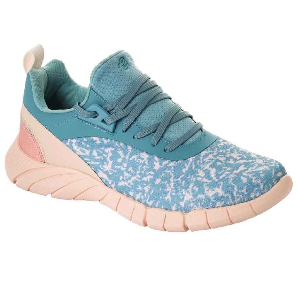 easy spirit x Denise Austin Flower Lace-Up Sneakers