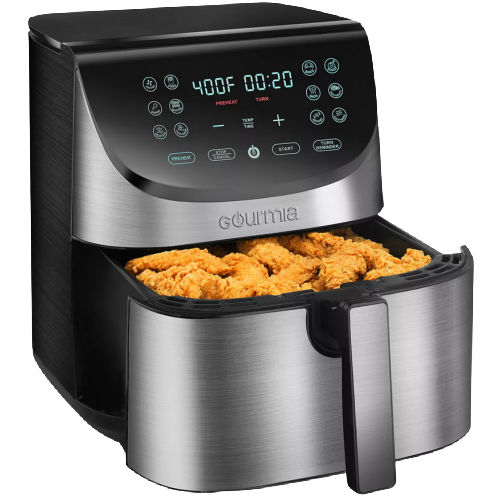 Gourmia GAF856 8-Quart Digital Stainless Steel Air Fryer