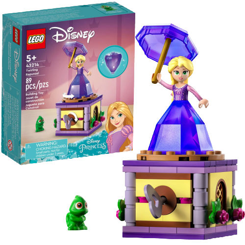 LEGO Disney Princess Twirling Rapunzel Collectible Toy 43214