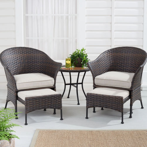 Mainstays Arlington Glen 5-Piece Leisure Patio Chat Set