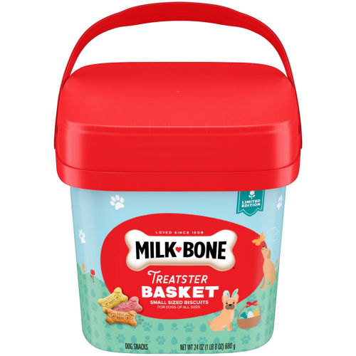 Milk-Bone Limited-Edition Small Dog Biscuits Treatster Basket