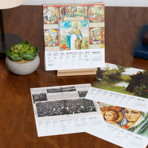 2023 Catholic Art Weekly Desk Calendar