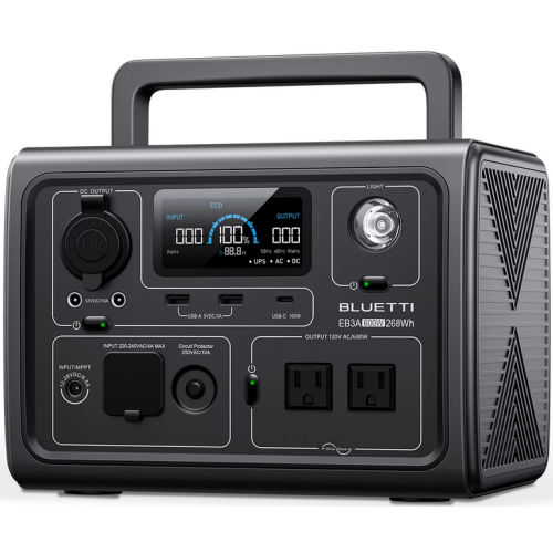 Bluetti EB3A Portable Camping Power Station