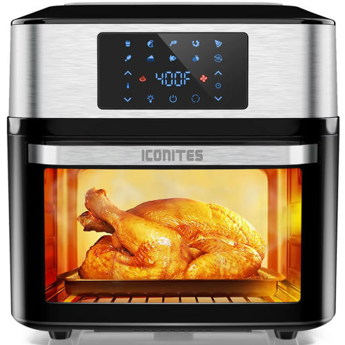 Iconites AO1202K 20-Quart 10-in-1 Air Fryer Toaster Oven