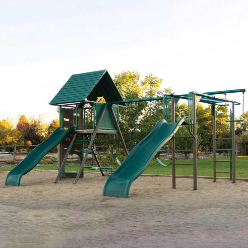Lifetime 90240 Double Slide Deluxe Playset