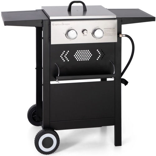 Sophia & William 2-Burner Gas Grill and Griddle Combo
