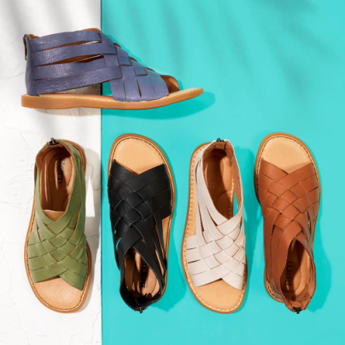 Born Iwa Woven Leather Women’s Sandals