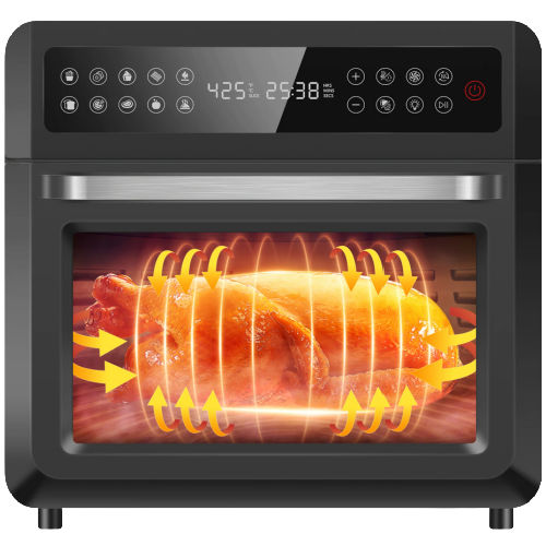 CICIKIKI 20-Quart Air Fryer 10-in-1 Toaster Oven