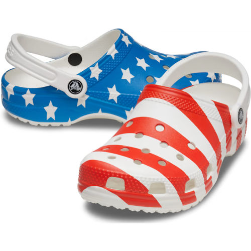 Crocs Classic American Flag Clogs