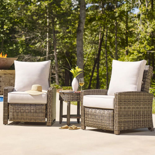 La-Z-Boy 3-Piece Outdoor Recliner Chair Set