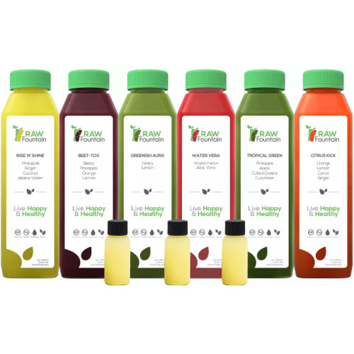 RAW Fountain Tropical Juice Cleanse Detox