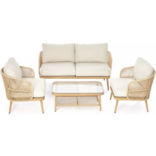 Real Living Lakewood 4-Piece Patio Seating Set