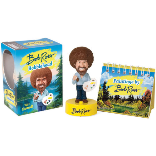 Running Press Mini Edition Bob Ross Bobblehead