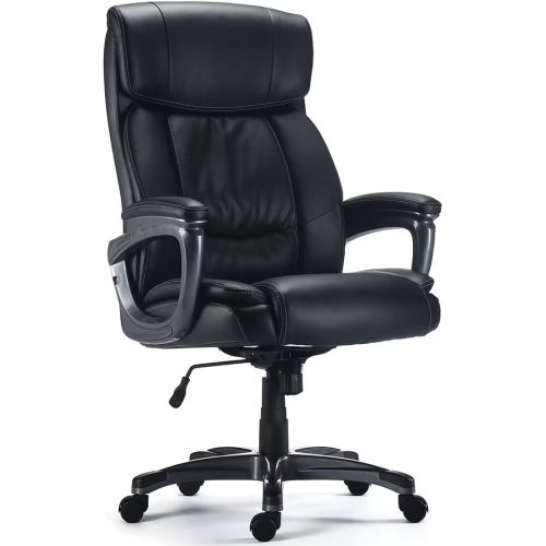 Staples Lockland Ergonomic Leather Managers Big & Tall Chair